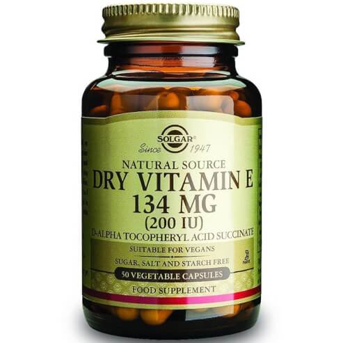 Solgar Vitamin E Dry / ВИТАМИН Е капсули veg.caps 200 IU & 400IU