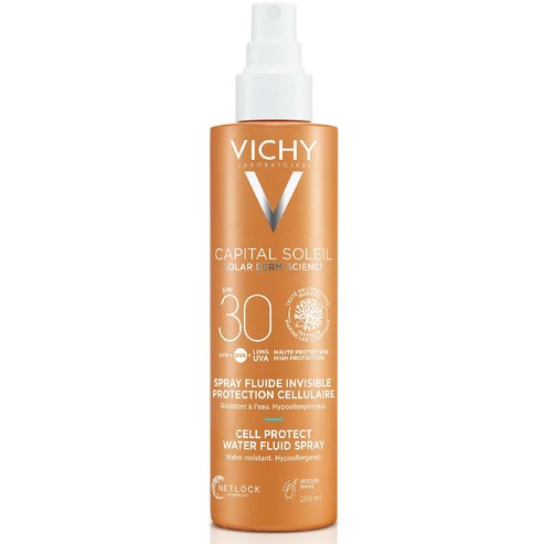 Vichy Capital Soleil Cell Protect Water Fluid Spray Spf30, 200ml