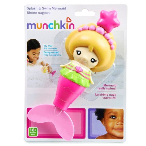 Munchkin Splash Along Mermailds Играчка за къпане на русалка за деца 18m+