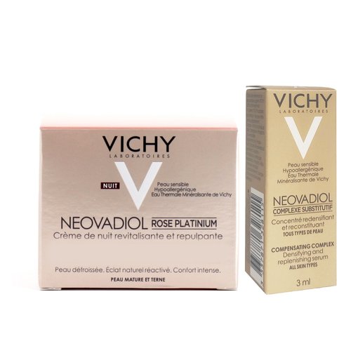 Δώρο Vichy Neovadiol Rose Platinium Nuit Φροντίδα Νύχτας από την Εμμηνόπαυση & Μετά 15ml & Neovadiol Compensating Complex 3ml