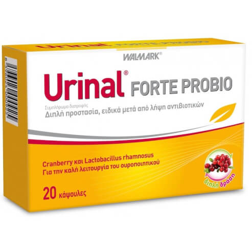 Urinal Forte Probio -Доброто функциониране на пикочните пътища  20 капсули
