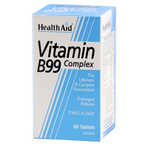 Health Aid HealthAid B99 Complex Prolonged Release здраве за  нервната и храносмилателната система 60 таблетки