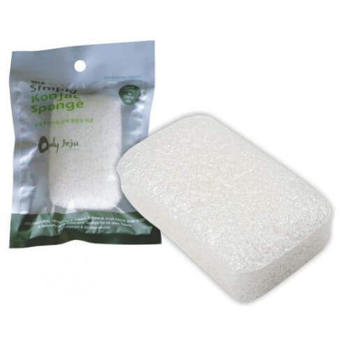 Pure Konjac Бяла гъба за вана за бебета 100% естествена Konjac