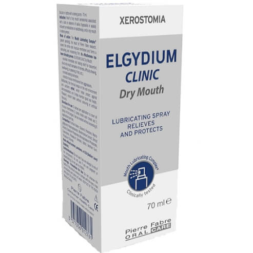 Elgydium Clinic Xeroleave Spray Овлажняващ спрей при сухота в устата 70ml