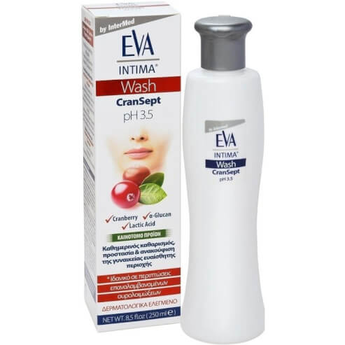 Eva Intima Wash Cransept Специализиран за случаи на повтарящи се инфекции на пикочните пътища 250ml