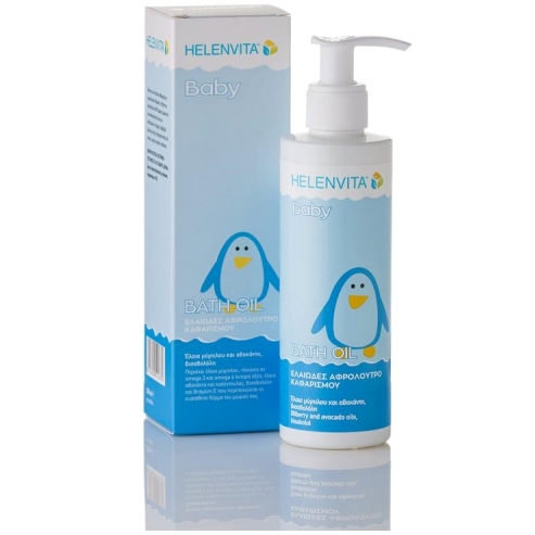 Helenvita Baby Bath Oil Cleanser Почистващ мазен душ гел 200ml
