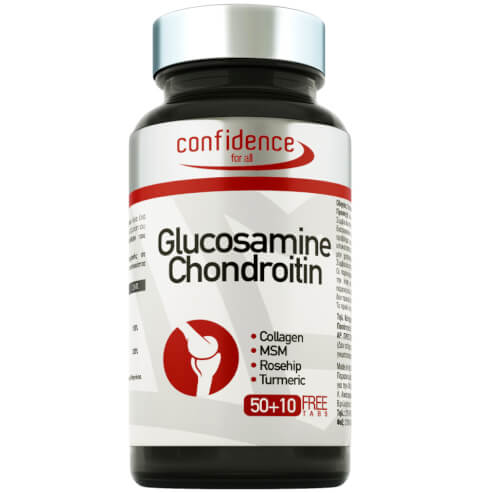 Confidence Glucosamine Chondroitin 60 таблетки (50+10 подарък)