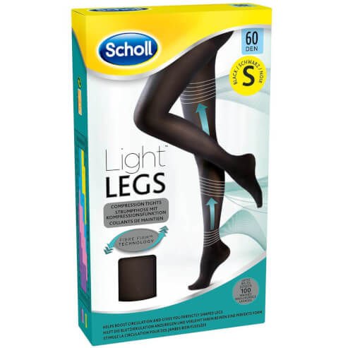 Scholl Light Legs Градуирани компресионни чорапогащи 60 DEN Черен цвят 1бр