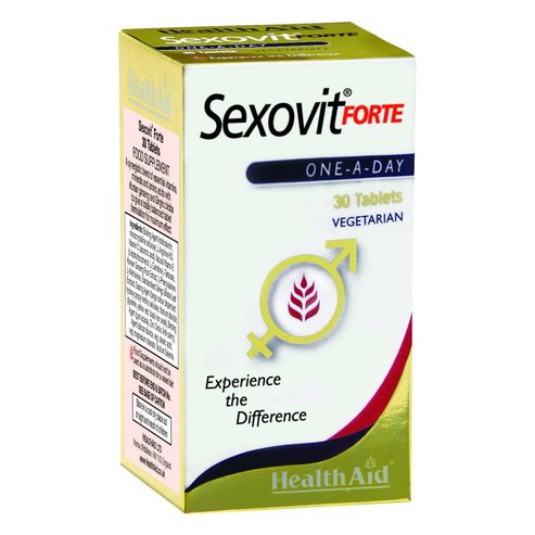 Health Aid Sexovit Forte За максимален ефект върху сексуалната активност 30 таблетки