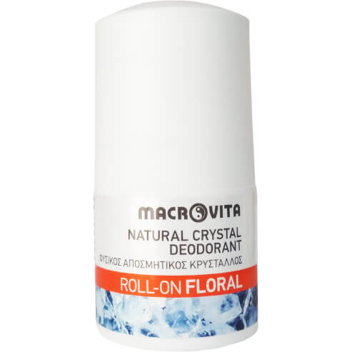 Macrovita Natural Crystal Deodorant Roll-On Floral 50ml