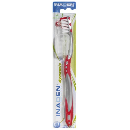 Inaden Dynamic Soft Toothbrush 1 Парче - Червено