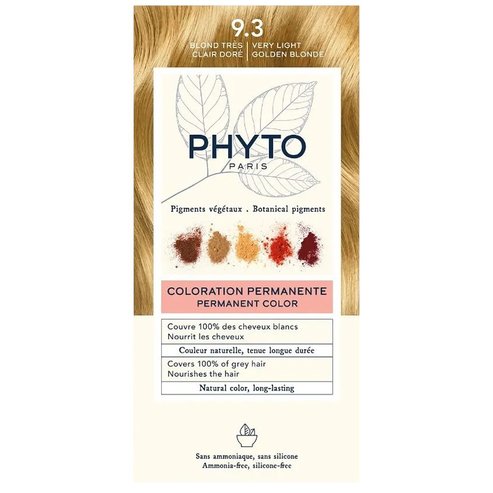 Phyto Permanent Hair Color Kit 1 Парче - 9.3 русо много светло злато