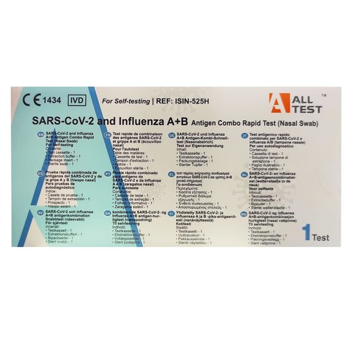 All Test Sars-Cov-2 & Influenza A+B Antigen Combo Rapid Test 1 бр