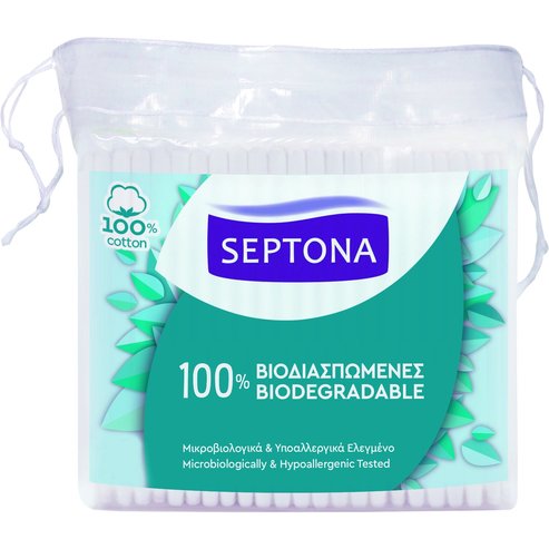 Septona Biodegradable Cotton Buds 200 броя
