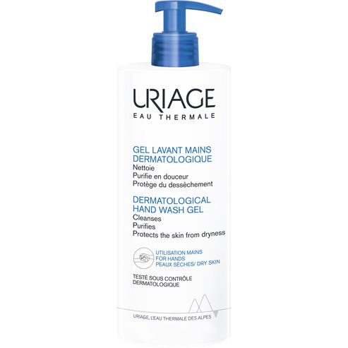 Uriage Eau Thermal Dermatological Hand Wash Gel Дерматологичен почистващ гел за ръце без сапун 250мл