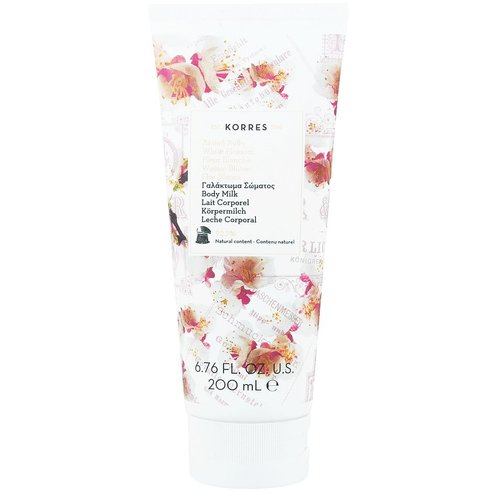 Korres Body Milk White Blossom Хидратиращ лосион за тяло Бели цветя с прахообразен аромат 200ml