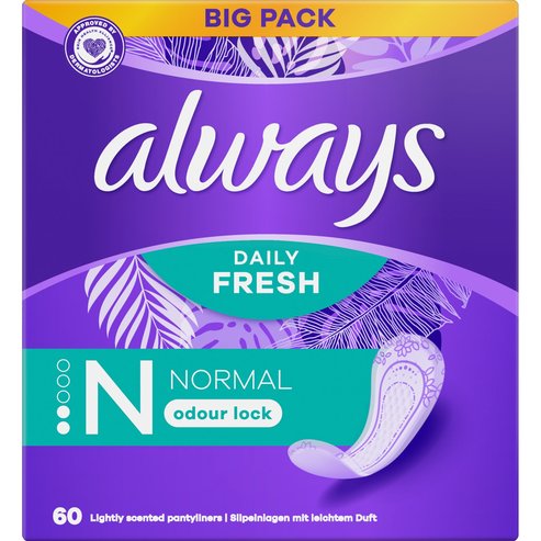 Always Daily Fresh Normal Odour Lock 60 броя
