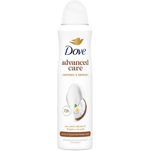 Dove Advanced Care 72h Deodorant Spray with Coconut & Jasmine Flower Scent 150ml