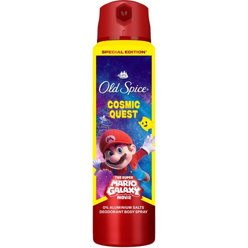 Old Spice Super Mario Galaxy Movie Special Edition Wolfthorn Scent Of Wild Citrus Deodorant Body Spray 150ml
