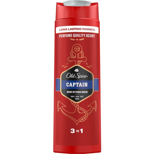 Old Spice Captain Shower & Shampoo 400ml
