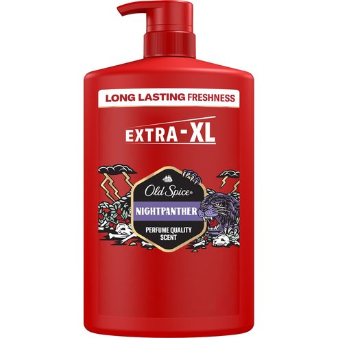 Old Spice Nightpanther 3 in 1 Shower Gel & Shampoo 1L