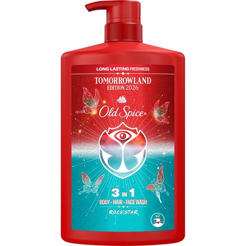Old Spice Tomorrowland Special Edition Rockstar 3 in 1 Shower Gel & Shampoo 1L