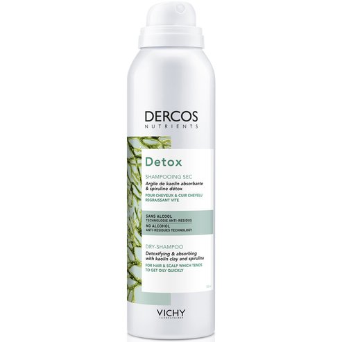 Vichy Dercos Nutrients Detox Shampooing Sec Детоксикиращ сух шампоан за мазна коса и мазен скалп 150ml