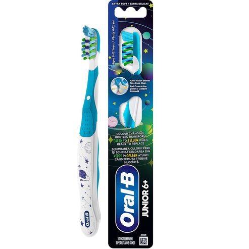 Oral-B Junior 6+ Years Extra Soft Toothbrush 1 брой - Светлосиня
