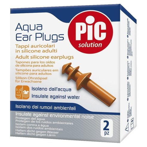 Pic Solution Aqua Ear Plugs for Adult Портокал 2 бр
