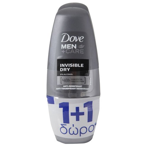 Dove Men Invisible Dry Рол-он дезодорант 50ml 1+1 безплатно