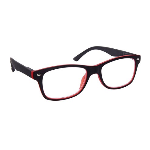 Eyelead Унисекс очила за четене, черно/червена кост Ε235
