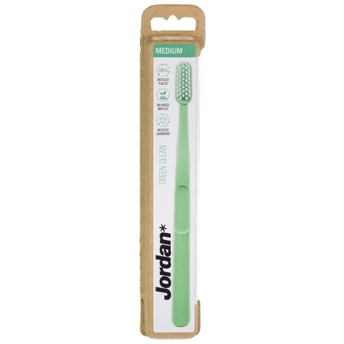 Jordan Green Clean Medium Toothbrush 1 Парче - Зелено