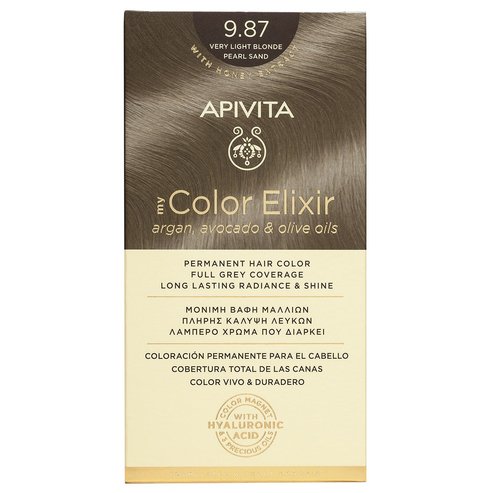 Apivita My Color Elixir Permanent Hair Color 1 Брой - 9,87 Русо много светло перлено бежово