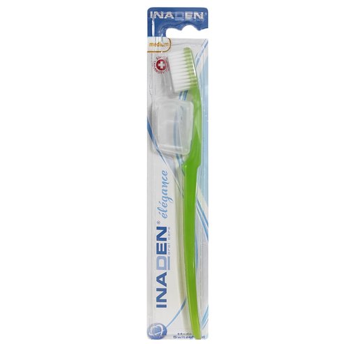 Inaden Elegance Medium Toothbrush 1 Парче - Зелено