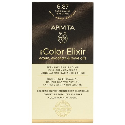 Apivita My Color Elixir Permanent Hair Color 1 Брой - 6,87 Русо Тъмно Перле